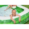 Bestway 7'7 polegadas x 7'7 polegadas x 20 polegadas/2,31 m x 2,31 m x 51 cm piscina familiar Tropical Paradise