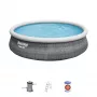 Bestway 57372 piscina insuflável redonda 12362 L cinzento