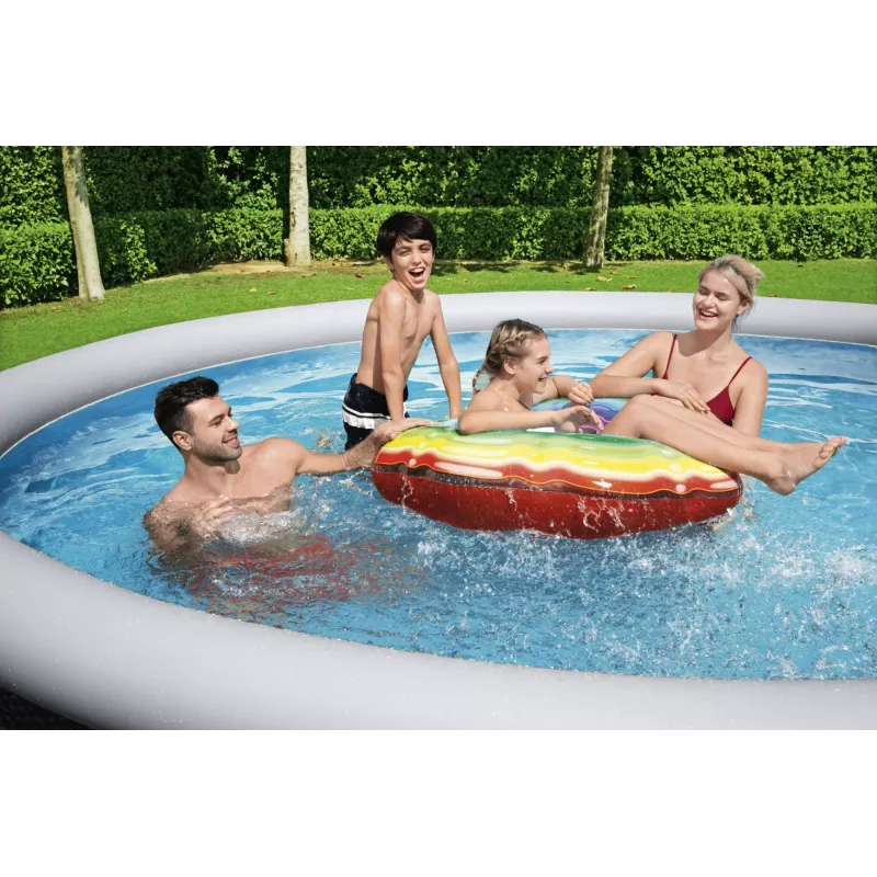 Bestway 57372 piscina insuflável redonda 12362 L cinzento