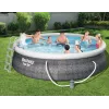 Bestway 57372 piscina insuflável redonda 12362 L cinzento