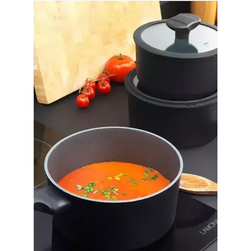 Conjunto de panelas Russell Hobbs RH02131EU7 3 peças CrystalTech