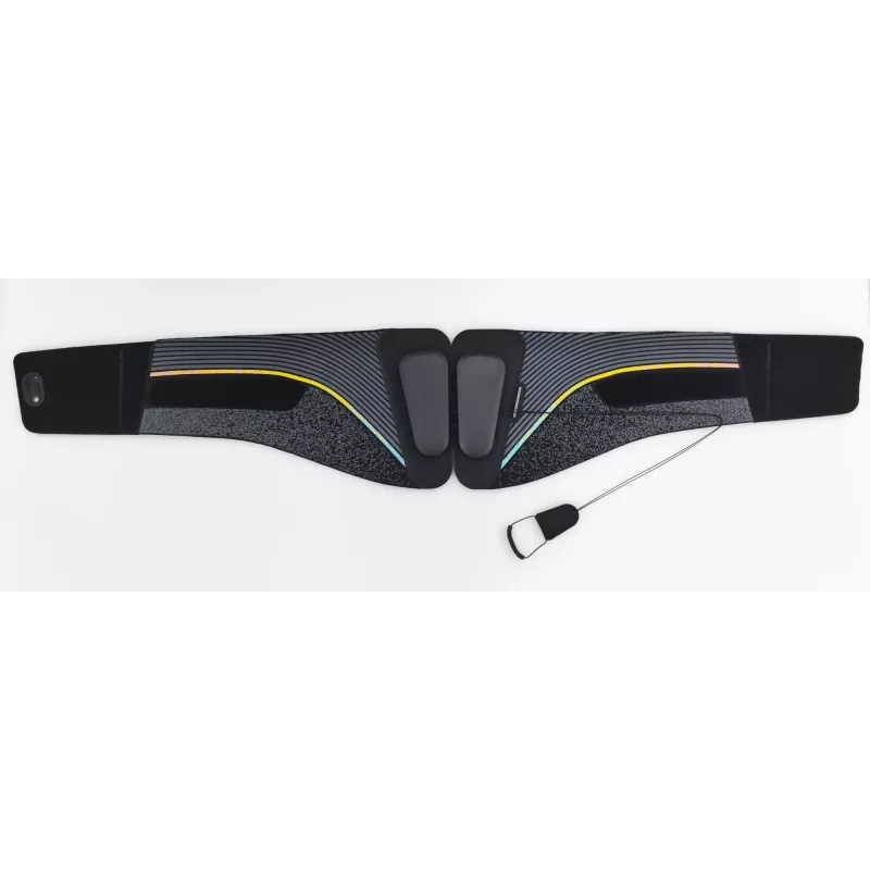 Cinto de massagem de suporte lombar HoMedics preto tecido