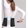 Cinto de massagem de suporte lombar HoMedics preto tecido