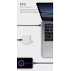 Cabo USB-C para USB-C Orsen S53, 1 m, 3 A, vermelho