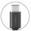Cabo USB-A para USB-C Orsen S9C 1 m, 2,1 A, preto