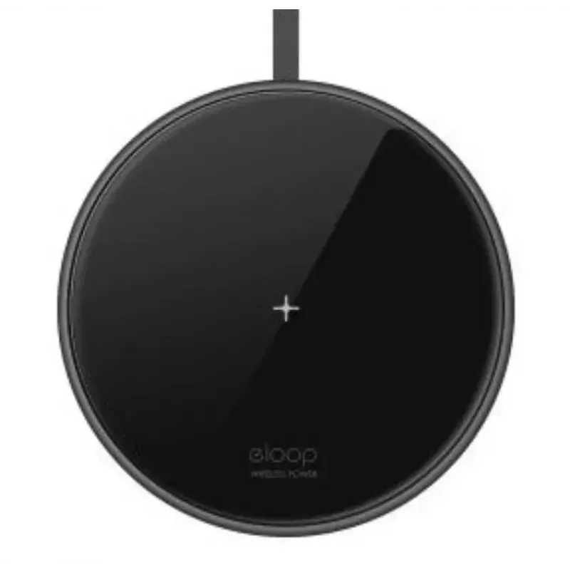 Carregador sem fios Eloop W1 10W carregamento rápido para smartphones e acessórios compatíveis com Qi