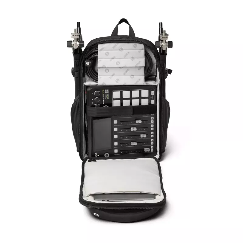 Mochila RØDE Backpack preta Alcantara poliéster 300x200x480 mm