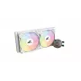 Refrigeração líquida para CPU Zalman ALPHA28 branca radiador de 280 mm 2 ventoinhas de 140 mm bomba ARGB kit de refrigeração líquida de duplo processador 14 cm