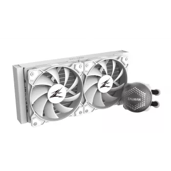 Refrigeração líquida para CPU Zalman ALPHA28 branca radiador de 280 mm 2 ventoinhas de 140 mm bomba ARGB kit de refrigeração líquida de duplo processador 14 cm