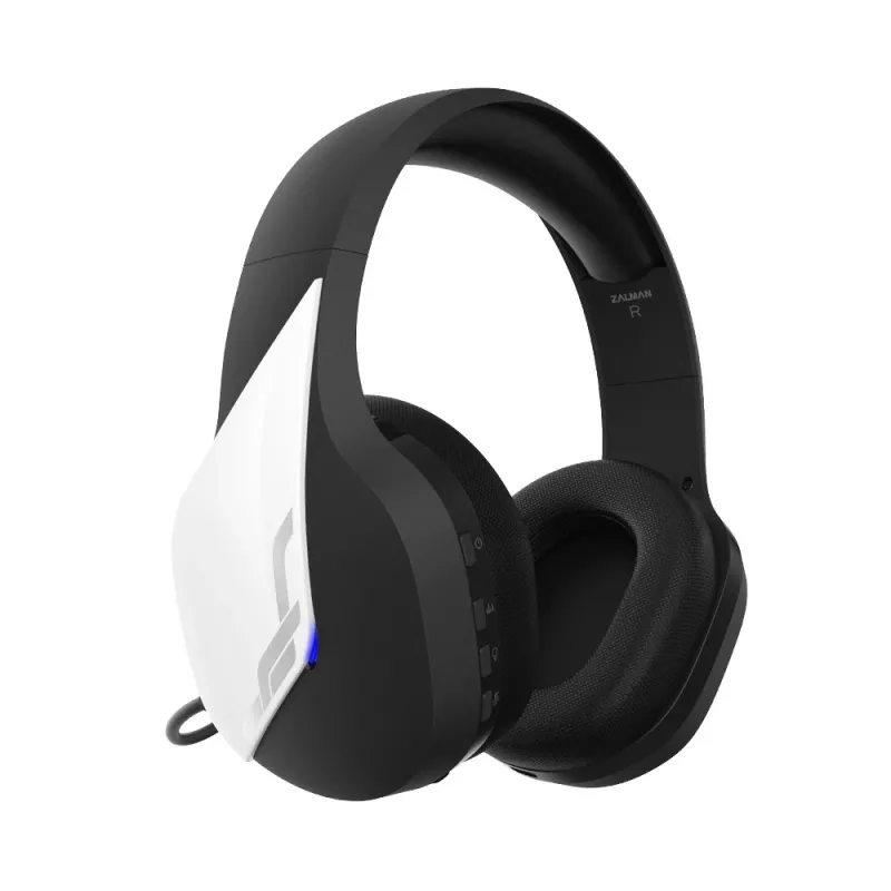 Headset Zalman HPS700 branco sem fios arco de cabeça gaming