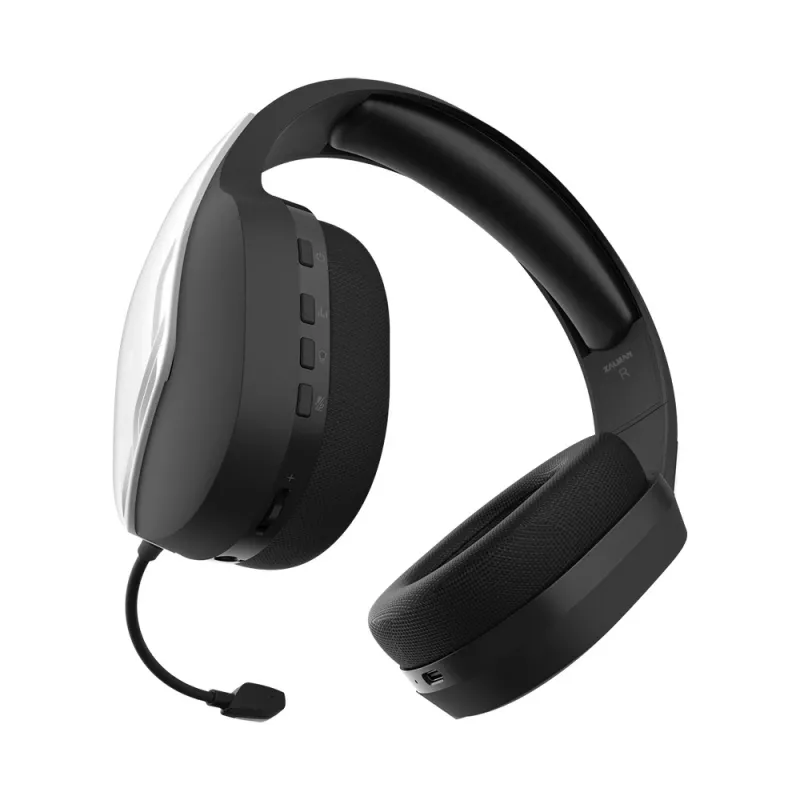 Headset Zalman HPS700 branco sem fios arco de cabeça gaming