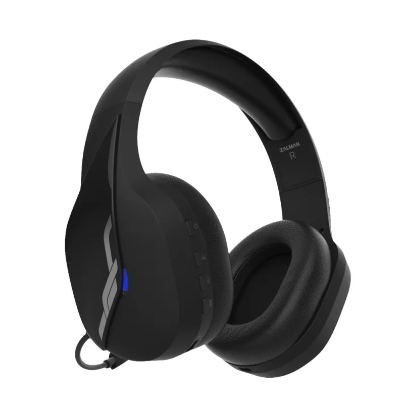 Headset Zalman HPS700 preto sem fios arco de cabeça gaming