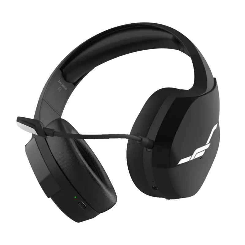 Headset Zalman HPS700 preto sem fios arco de cabeça gaming