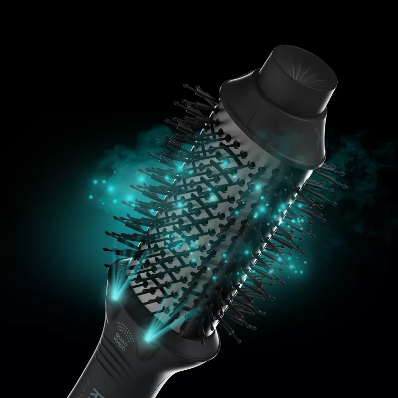 Escova de ar quente Revamp Progloss Pro Define Perfect Blow Dry quente preto 900 W 3 m