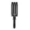 Ferro texturizador Revamp Progloss Deep Beach Waver quente preto 3 m