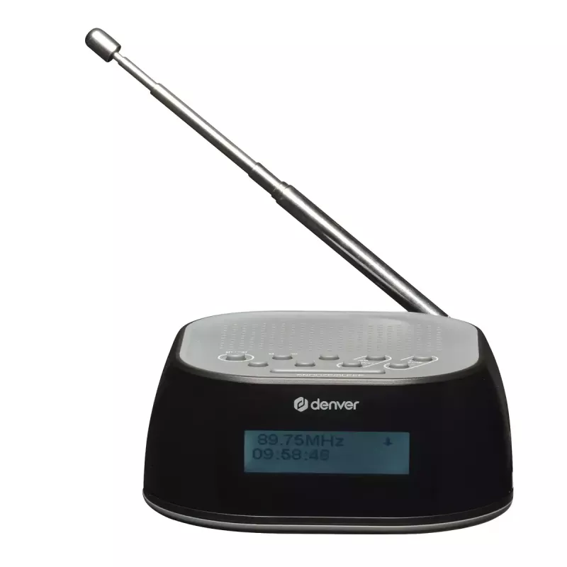 Rádio DENVER CRD-506 FM/AM com Bluetooth – rádio portátil digital com FM/AM e Bluetooth
