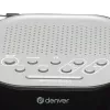 Rádio DENVER CRD-506 FM/AM com Bluetooth – rádio portátil digital com FM/AM e Bluetooth