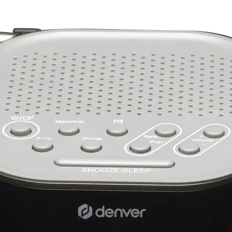 Rádio DENVER CRD-506 FM/AM com Bluetooth – rádio portátil digital com FM/AM e Bluetooth