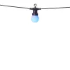 Denver SLP-510 grinalda de luzes LED inteligente para festas, 10 lâmpadas, 9 m, Wi-Fi, RGB, IP65