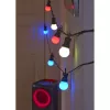 Denver SLP-510 grinalda de luzes LED inteligente para festas, 10 lâmpadas, 9 m, Wi-Fi, RGB, IP65