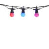 Denver SLP-515 Fio de luzes LED inteligente Wi-Fi para festas, 15 lâmpadas, 14 m