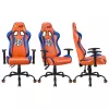 Cadeira gaming para PC Subsonic DBZ assento acolchoado cinzento laranja 125 kg