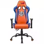 Cadeira gaming para PC Subsonic DBZ assento acolchoado cinzento laranja 125 kg