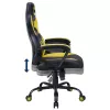 Cadeira gaming para PC Subsonic Batman Junior assento acolchoado preto amarelo