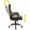 Cadeira gaming para PC Subsonic Batman Junior assento acolchoado preto amarelo