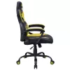 Cadeira gaming para PC Subsonic Batman Junior assento acolchoado preto amarelo