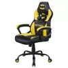 Cadeira gaming para PC Subsonic Batman Junior assento acolchoado preto amarelo