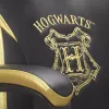 Cadeira gaming para PC Subsonic Junior Hogwarts assento acolchoado preto amarelo