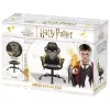 Cadeira gaming para PC Subsonic Junior Hogwarts assento acolchoado preto amarelo