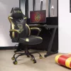 Cadeira gaming para PC Subsonic Junior Hogwarts assento acolchoado preto amarelo