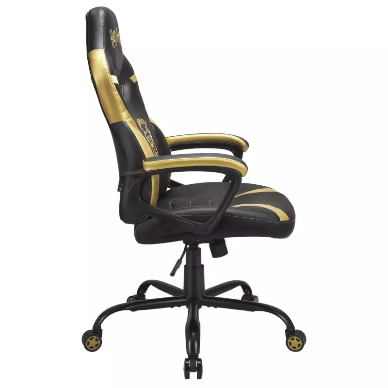 Cadeira gaming para PC Subsonic Junior Hogwarts assento acolchoado preto amarelo