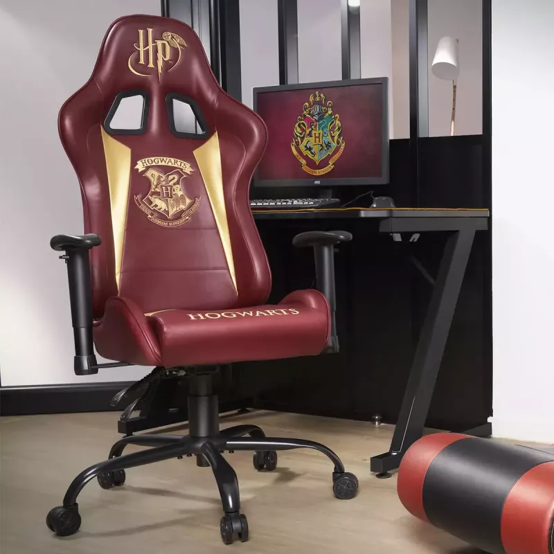 Cadeira gaming para PC Subsonic Hogwarts assento acolchoado castanho 125 kg