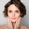 Aparelho de cuidados de pele HoMedics FAC-HY100 hidradermabrasão limpador transparente, branco