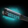Ferro de alisar Revamp Progloss Hydro Shield X Shine quente preto 3 m