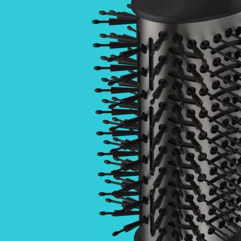 Escova de ar quente Revamp Progloss Volume & Style Hot Brush Style quente preto 1000 W 3 m