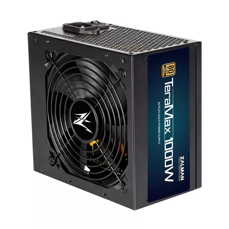 Fonte de alimentação Zalman ZM1200-TMX de 1200 W, 80 PLUS Gold, PFC ativo, ventoinha de 120 mm