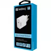 Carregador AC Sandberg USB-C PD65W EU interior universal branco