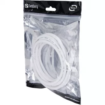Cabo de rede Sandberg UTP Cat6 3m RJ-45 cinzento