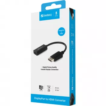 Adaptador DisplayPort para HDMI Sandberg