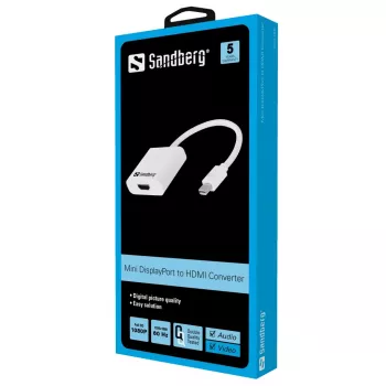 Adaptador MiniDP para HDMI Sandberg 508-29