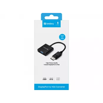 Adaptador DisplayPort para VGA Sandberg