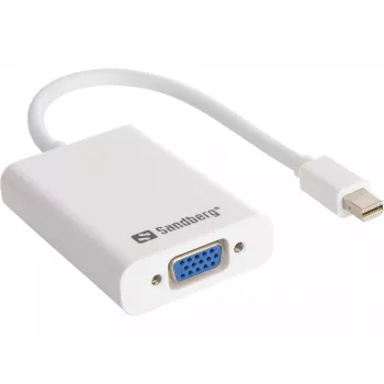 Adaptador MiniDP para VGA+Áudio Sandberg 509-05