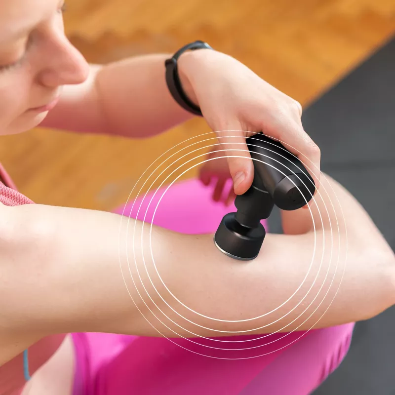 Massajador HoMedics Myti Massager Universal antracite massagem por percussão