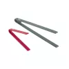 Jata HACC4522 conjunto de pinças de cozinha em silicone, 29,3 cm e 17 cm, aço inoxidável, sem BPA