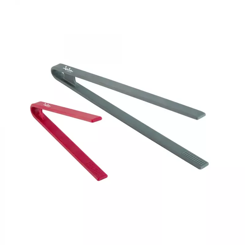Jata HACC4522 conjunto de pinças de cozinha em silicone, 29,3 cm e 17 cm, aço inoxidável, sem BPA