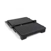 Grelhador de contacto JATA JEGR1107 1000W preto aço inoxidável botão rotativo
